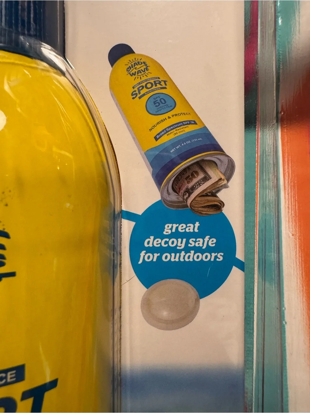 BigMouth Sunny Side Shade Wave Sport SPF 50 Sunscreen Safe - Yellow